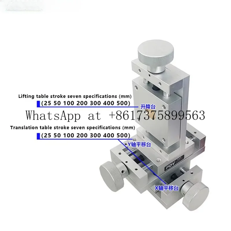 PT-ST Series Manual Linear Stage Three Axis XYZ Combined Displacement Stage Precision Positioning