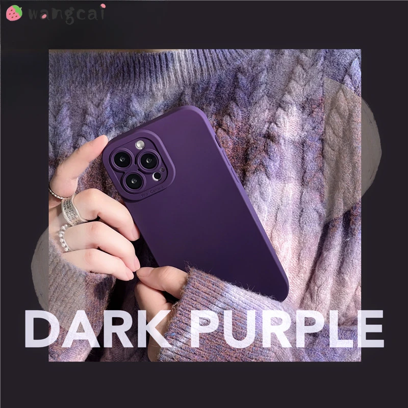 For Honor X9C Smart X9A X9B X9 X8A X8B X8 X7B X7 X6A X6B X6 X6S X5 20 10 10X Lite 8A Phone Case Solid Purple Soft TPU Back Cover