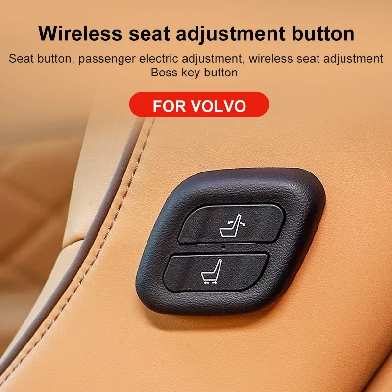 

Car For Volvo V90 V60 S60 S90 XC40 XC60 XC90 power seat wireless boss key modified passenger seat adjustment button accessories