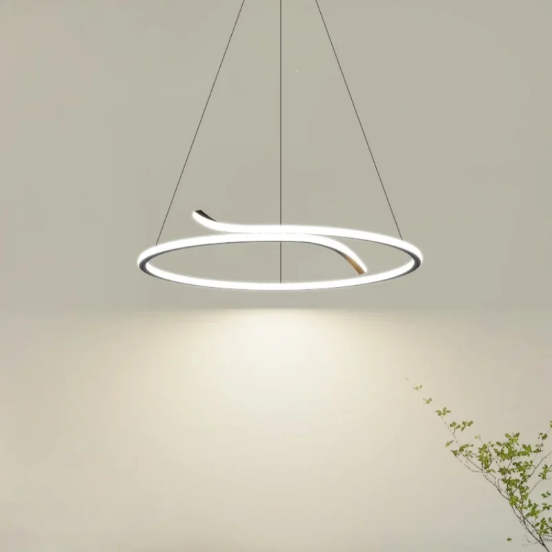

Modern Circular Design Minimalist Pendant Lamp LED Living Room Bedroom Restaurant Bar Chandelier Home Decoration Indoor Lighting