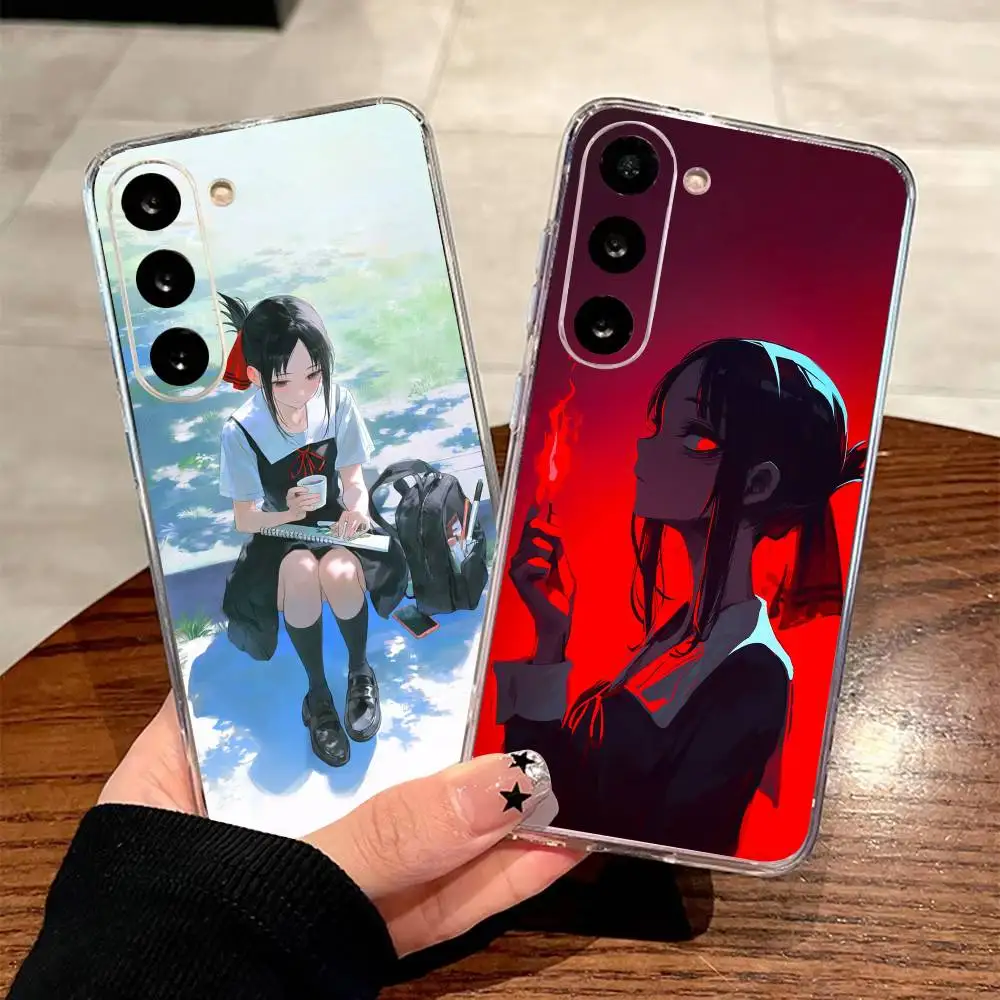 K-Kaguya-sama  Phone Case For Samsung A71 A55 A51 A52 A35 Cover Transparent Silicone Phone Cover