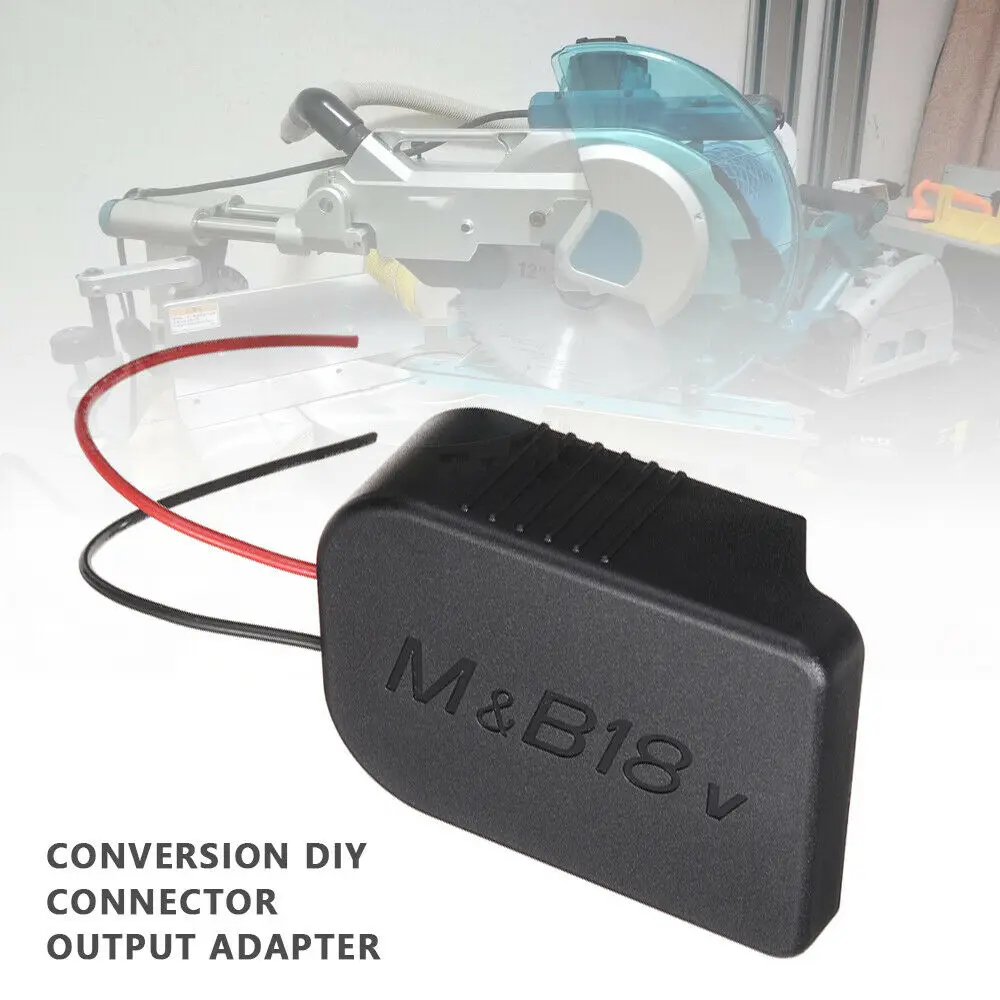 1pc Power Tool Adapter Converter For 18V Li-ion Battery DIY Wire Cable Connect Output Tool for Makita / Bosch Tools