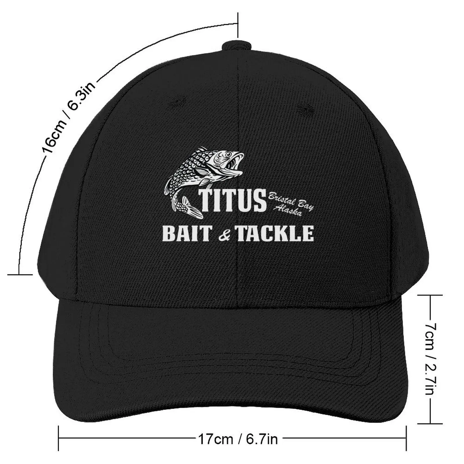 titus bait and tackle Baseball Cap Rugby Big Size Hat Hip Hop Women's Hats 2024 Men's