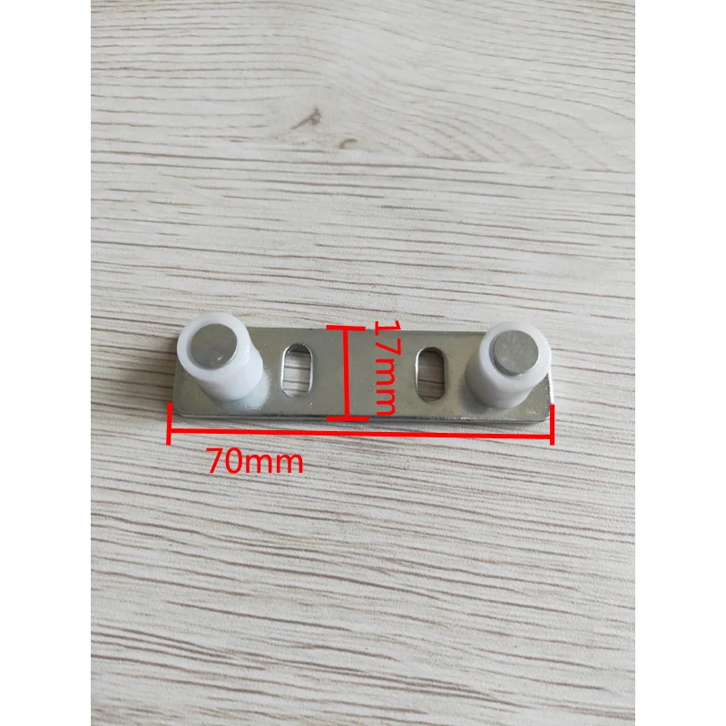 2Pcs Sliding door locator accessories, limiters, track guide rail locators, swing stop bearings, nylon wooden door locators