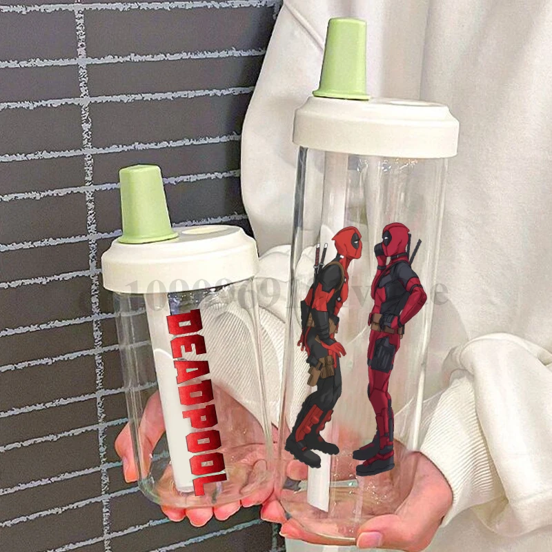 Deadpool Superhero UV DTF Transfer Sticker for DIY Water Cups Bottle UV DTF Wrap Glass Can Decoration Logo Decals Mug Stickers