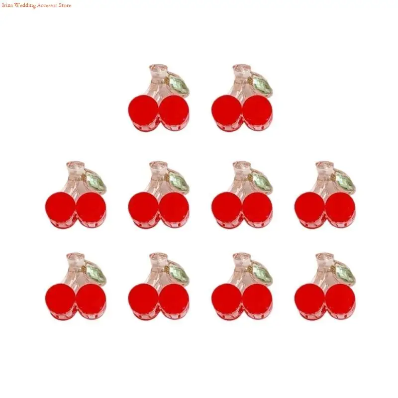 G92D 10pcs Fruit Themed Hair Clip for Girls Lovely Hair Claw Braiding Clip Headwear