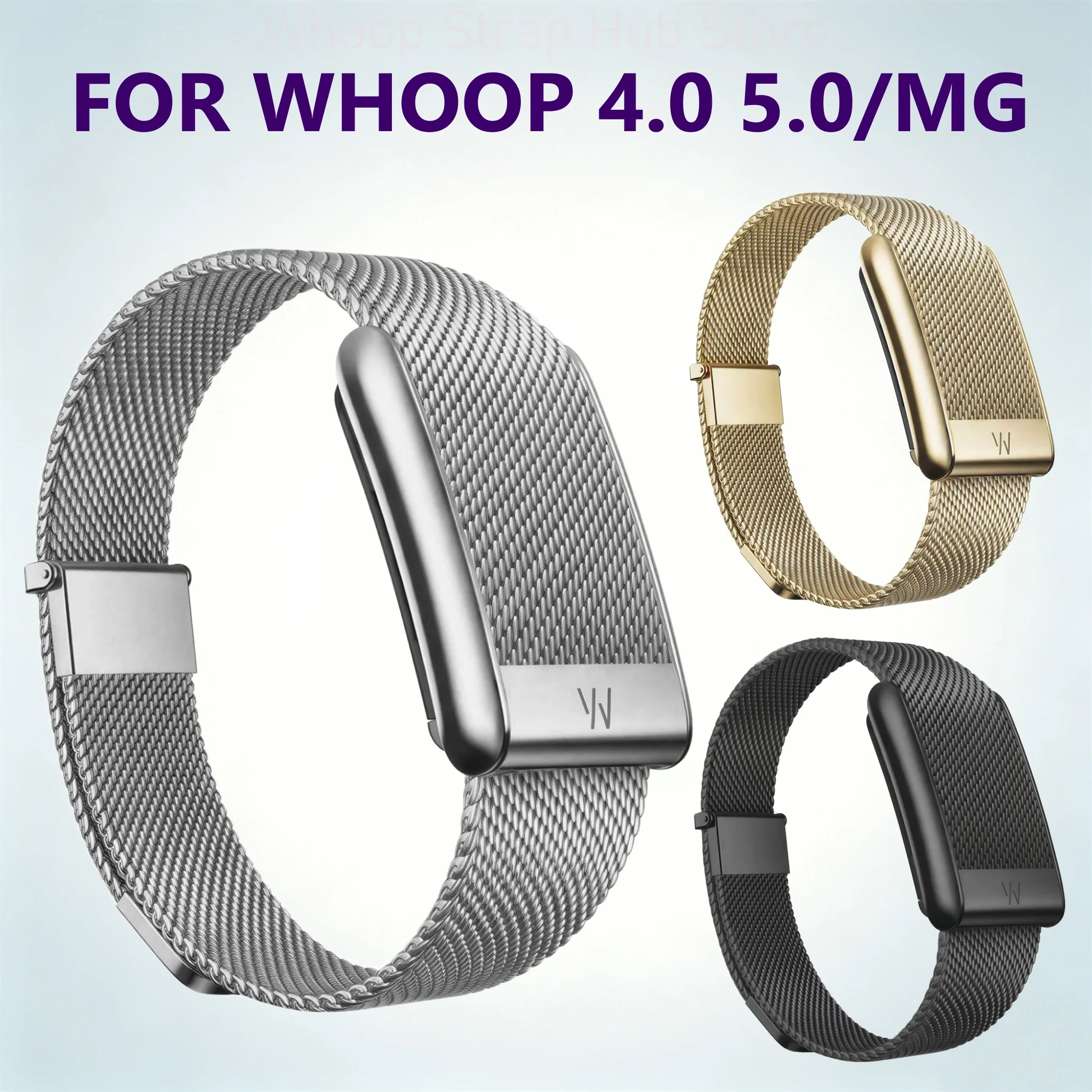 premium-stainless-steel-wristband-milanese-mesh-adjustable-breathable-sport-daily-replacement-strap-for-whoop-50-mg