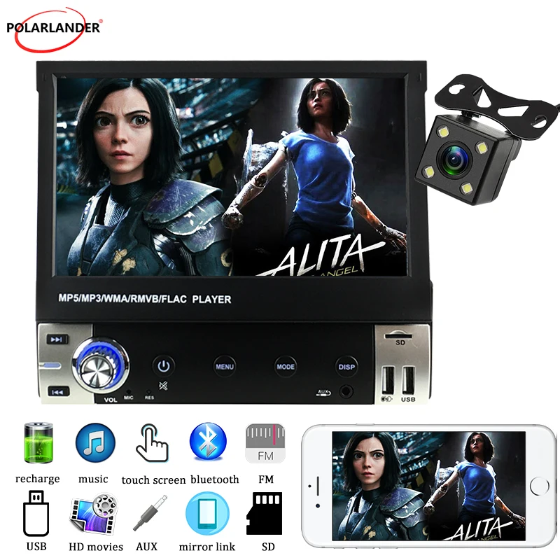 

‌Telescopic Car DVD Player ‌Memory Function FM87.5-108MHz ‌12V DVR Recorder Radio Universal Car Stereo System