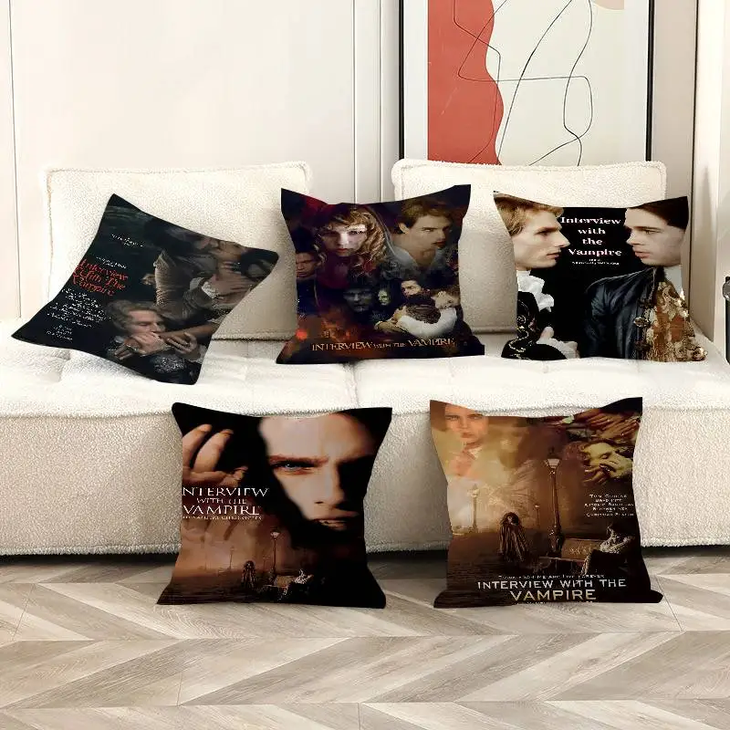 

Classic Movie Interview With The Vampire(1994) Film Pillow Anime Pillow Sofa Bed Head Pillow Cover Cushion Cover Fashion