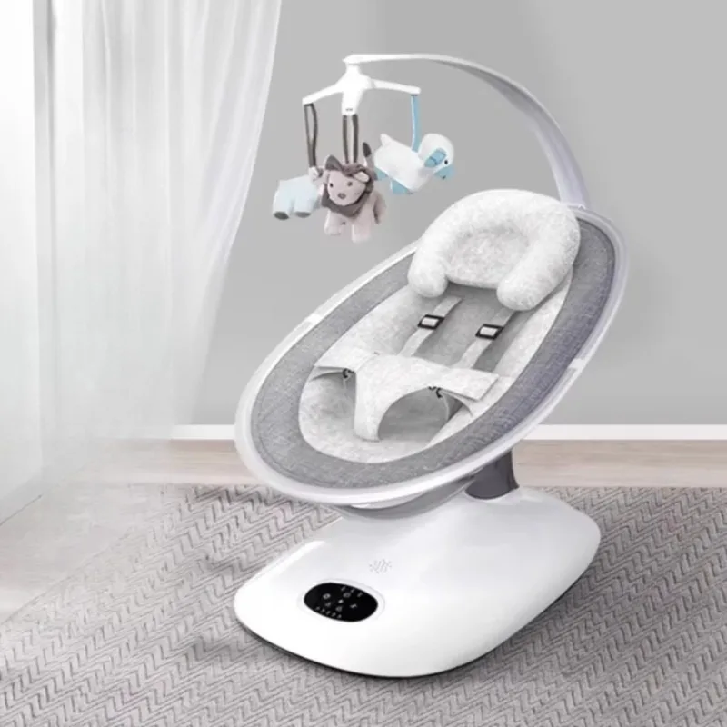Baby Swing Electric Baby Rocker with 180° Rotating Seat, 6 Soothing Sway Motions & 5 Speeds, Remote &  Baby Rocking Chairs