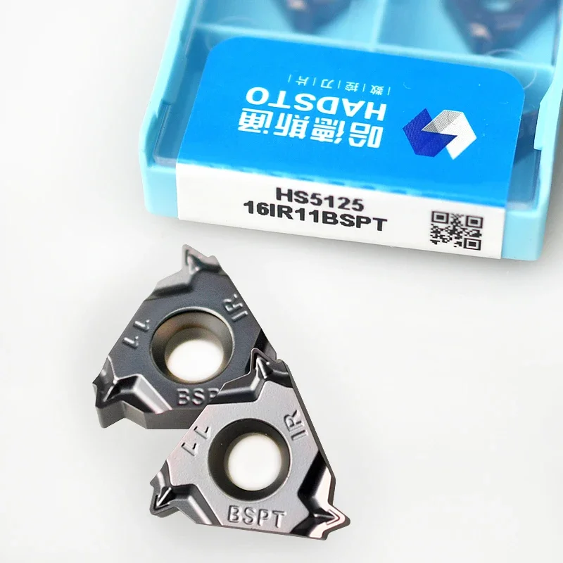 

10 шт. 100% оригинальные 16IR 16ER 19BSPT 14BSPT 11BSPT HS5125 HS5225 CNC режущие инструменты RC PT стандартные BSPT резьбовые Токарные Пластины