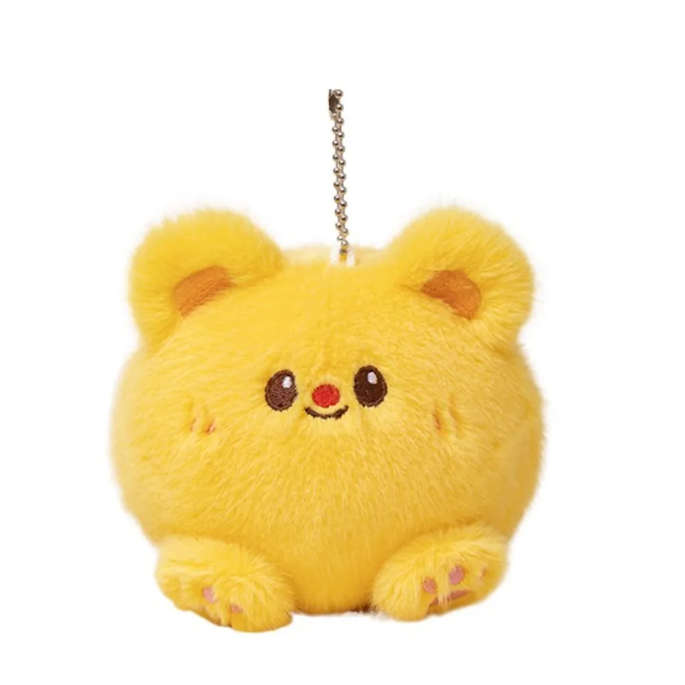

Butter Bear Animal Plush Toy Keychain Raccoon Panda Animal Doll Pendant 12cm Cartoon Puppy Plush Keyring Kids Toy