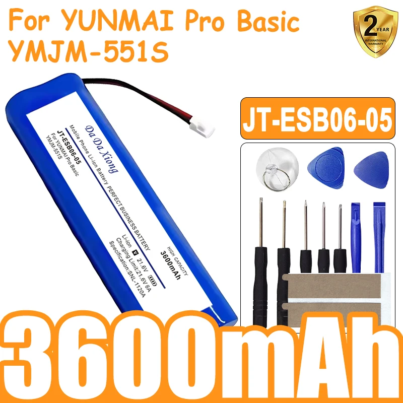 New 21.6V 3600mAh JETECH JT-ESB06-05 Li-ion Rechargeable Battery Pack for YUNMAI Pro Basic YMJM-551S Massage Gun,Fascia Gun