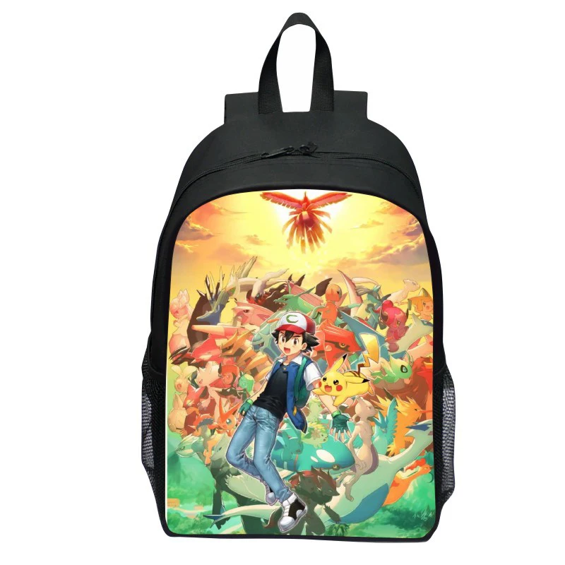 HOT Pok_emon Fashion Kid Daypack-Multifunction Cute Backpack-Lightweight Knapsack for School