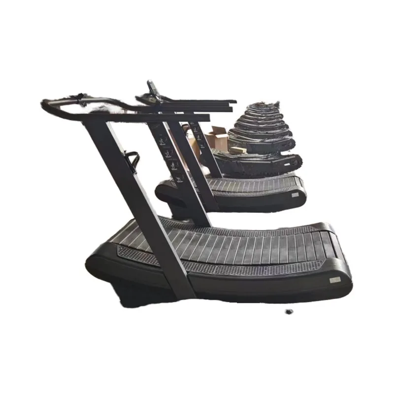 SQ-1010 Home Use Cheap Manual Running Air Runner Fitness Non Power Curved Treadmills