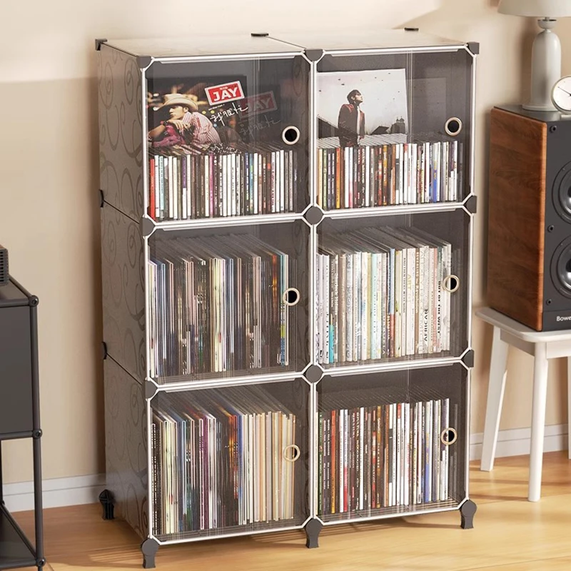 Transparent Salon Cd Racks Wall Shelves Modern Wall Shelves Hotel Accent Cd Racks Home Vinyl Platenhouder Replica Furniture