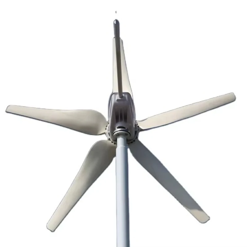 Wholesale high quality primary aluminum alloy nylon fiber small roof wind turbine output