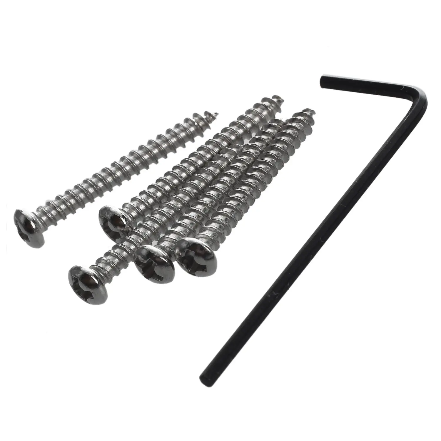 정밀 재즈 베이스 탑 로드 업그레이드, 블랙 & 실버용 2세트 4 스트링 빈티지 스타일 베이스 하드테일 브리지