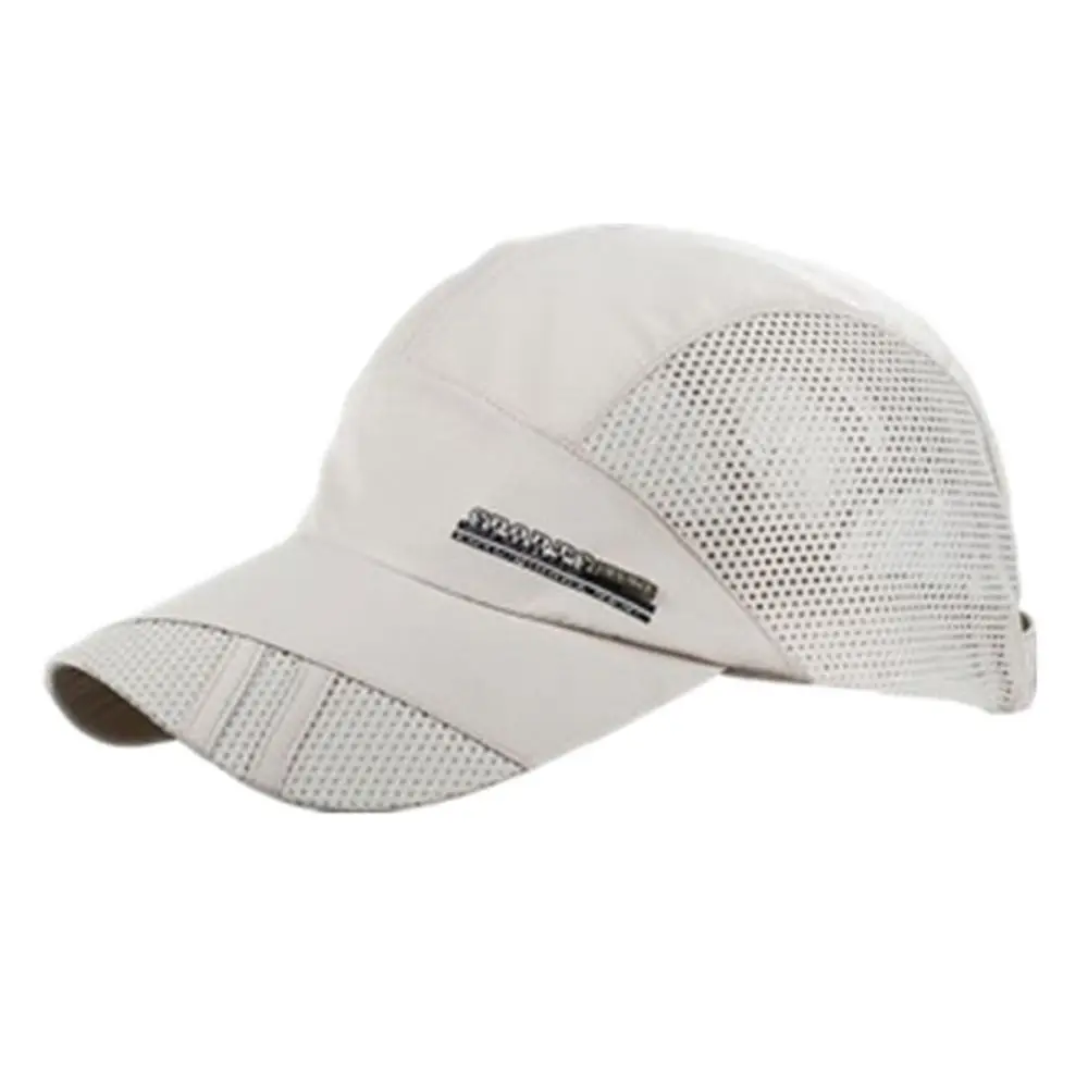 

Outdoor Hollow Breathable Sun Hat Adjustable Golf Sport Cap Mesh Caps Visor Cap Quick Dry Mesh Cap Baseball Hat