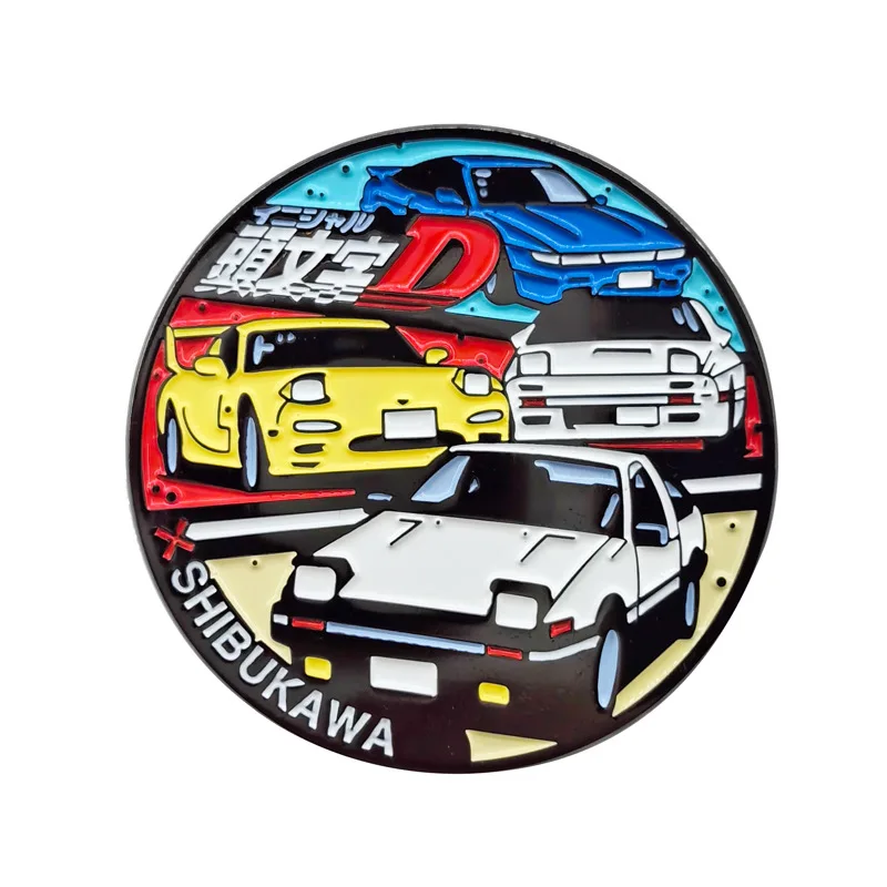 Racing Movies Enamel Pins Cartoon Lapel Brooch Clothes Backpack Badges Fashion Metal Jewelry Accessories For Friends Gifts