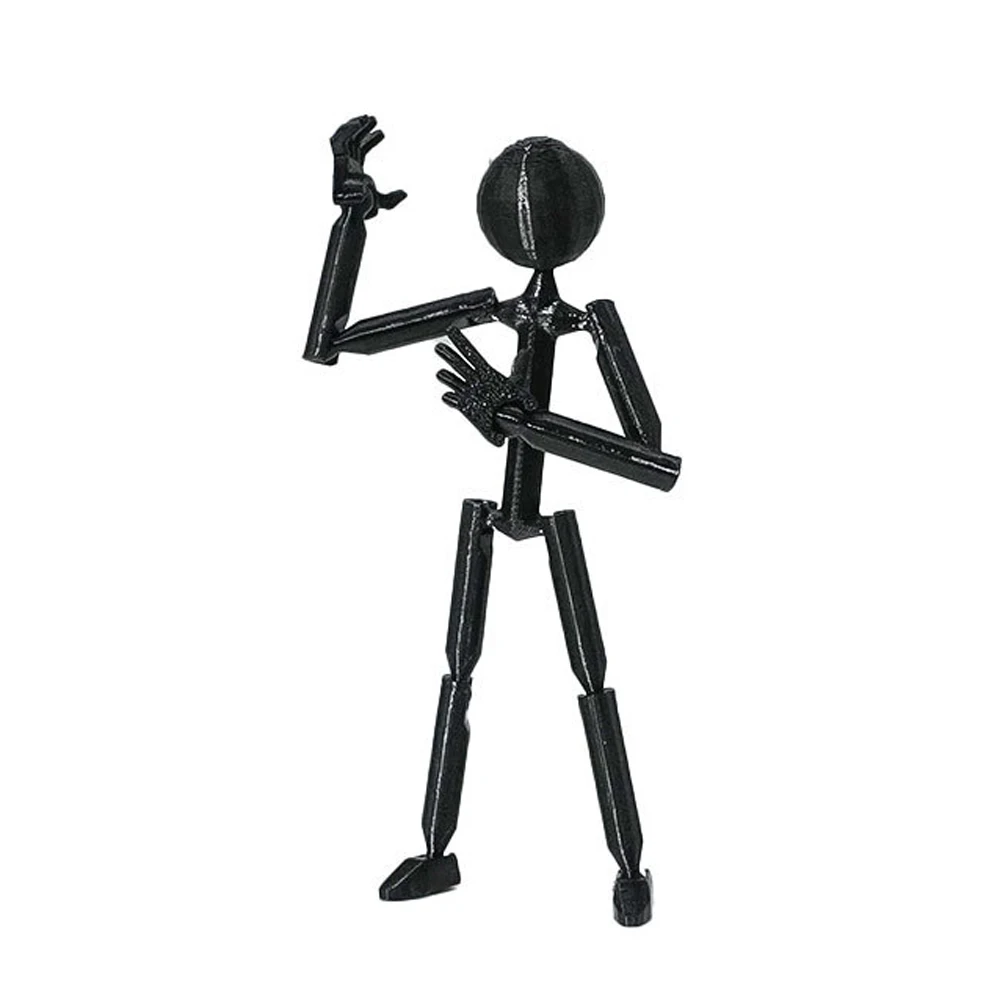 Multi-Jointed Multi Joint Stickman Speelgoed Beweegbare Model Pop 3D Gedrukt Mannequin Nieuwigheid Action Figure Stickman Gemonteerd Robot
