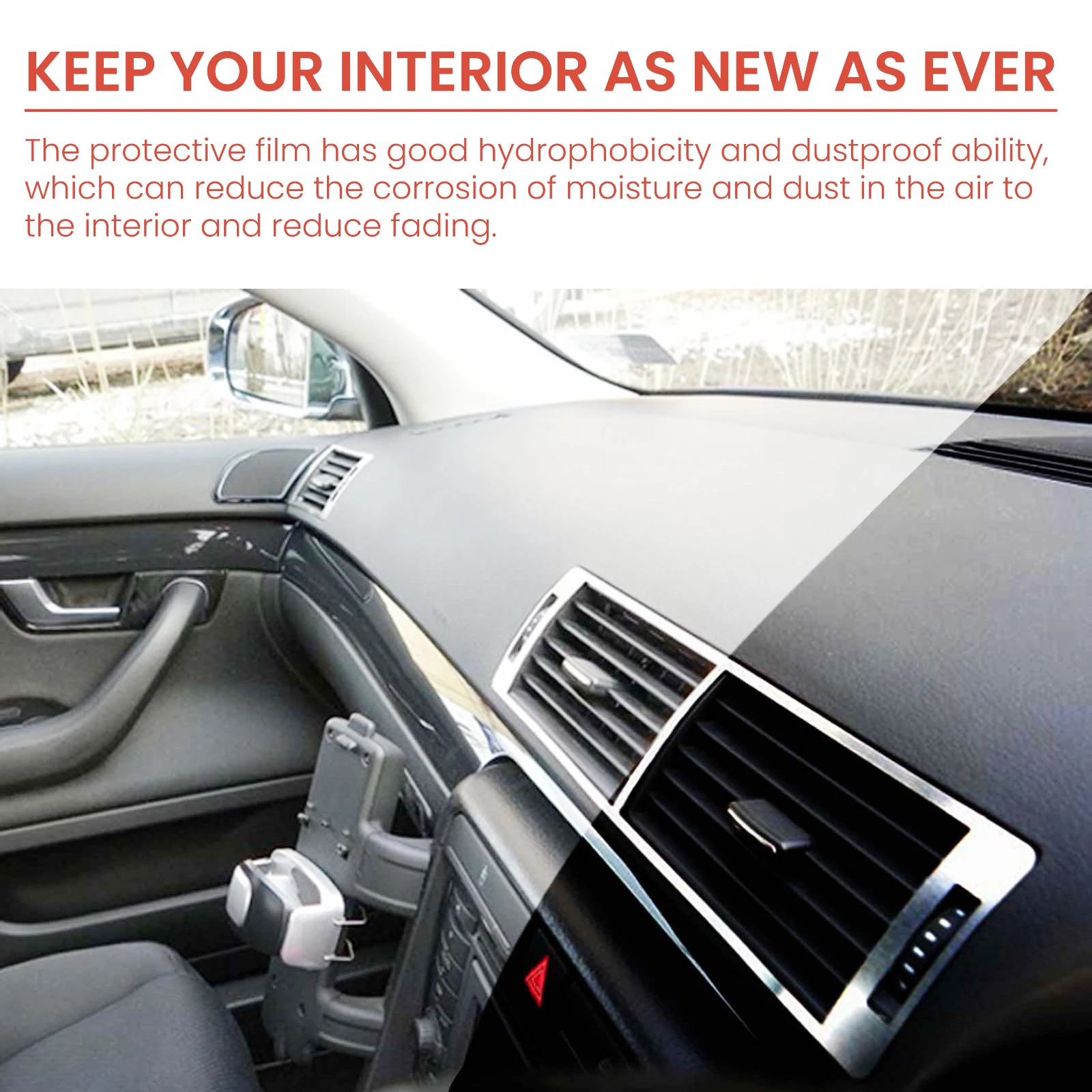 Car Interior Renovation Cream Dashboard Polish Cleaner Anti-Dust Protection Restores Plastic Leather Prevents Fading & Cracking