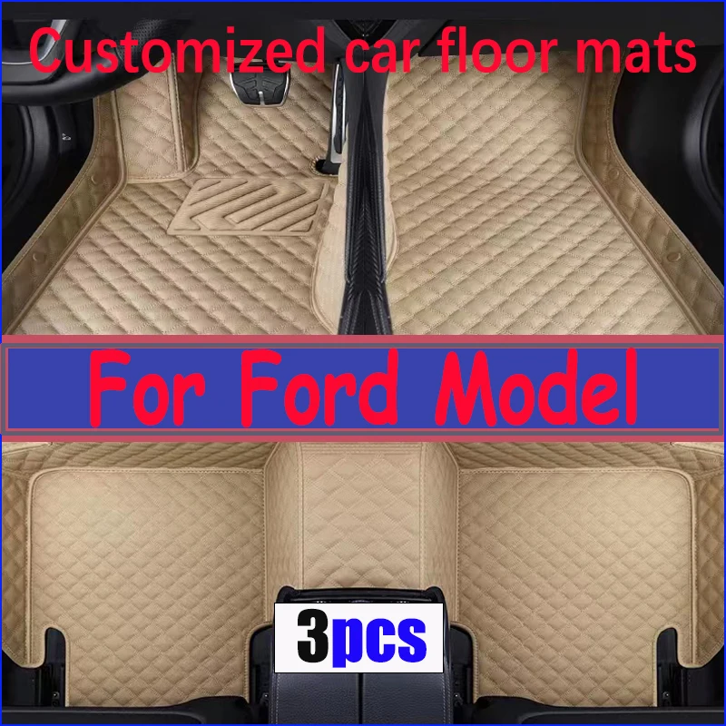 Car Floor Mats For Ford C-Max S-Max Mondeo Kuga Puma Focus mk2 Focus mk3 Focus mk4 Focus MK1 Fusion KA  Car Accessories