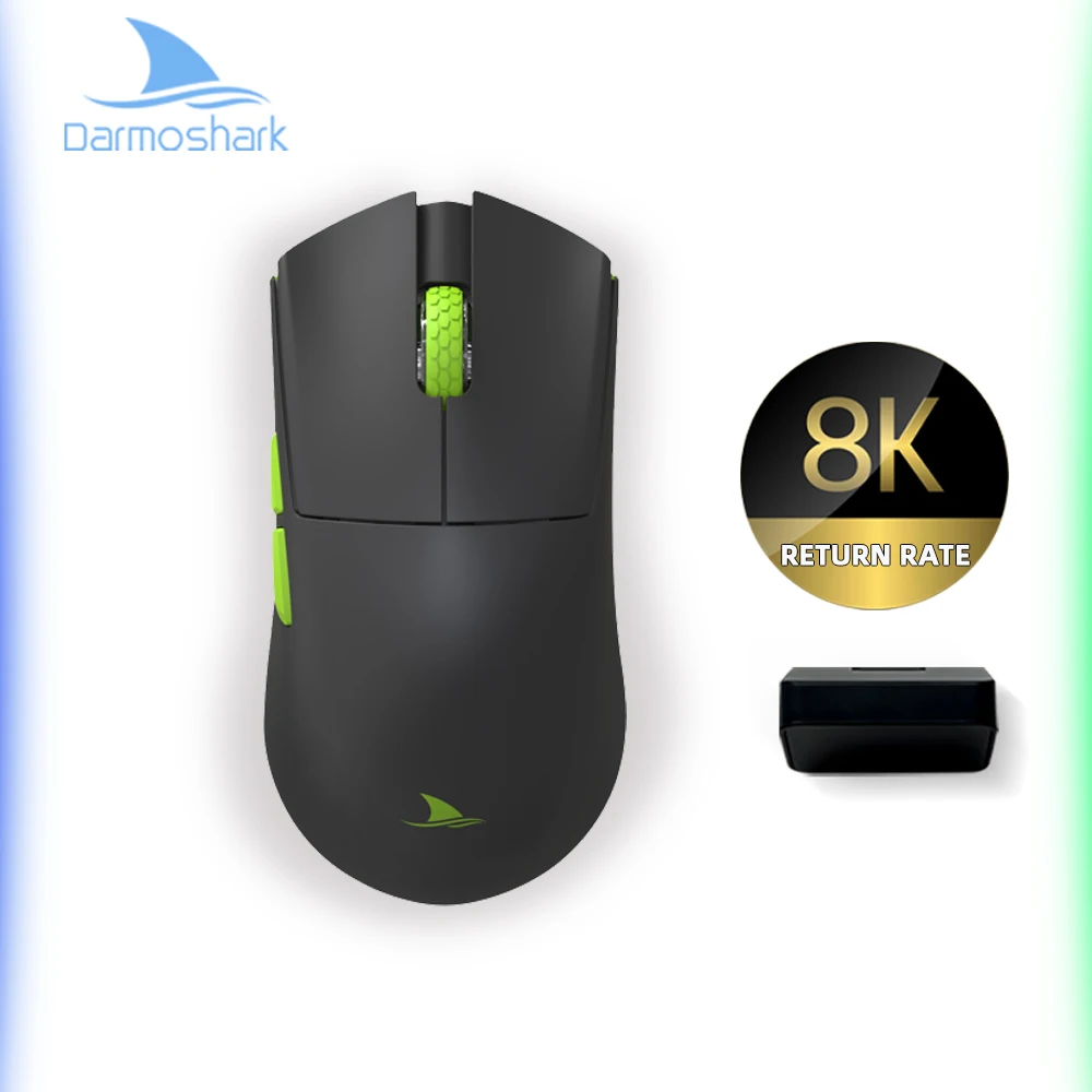 

Darmoshark M3S-Pro 8KHZ Wireless Bluetooth Esports Gaming Mouse PAM3395 26000 DPI N52840 Optical Computer RGB Mice For Laptop PC