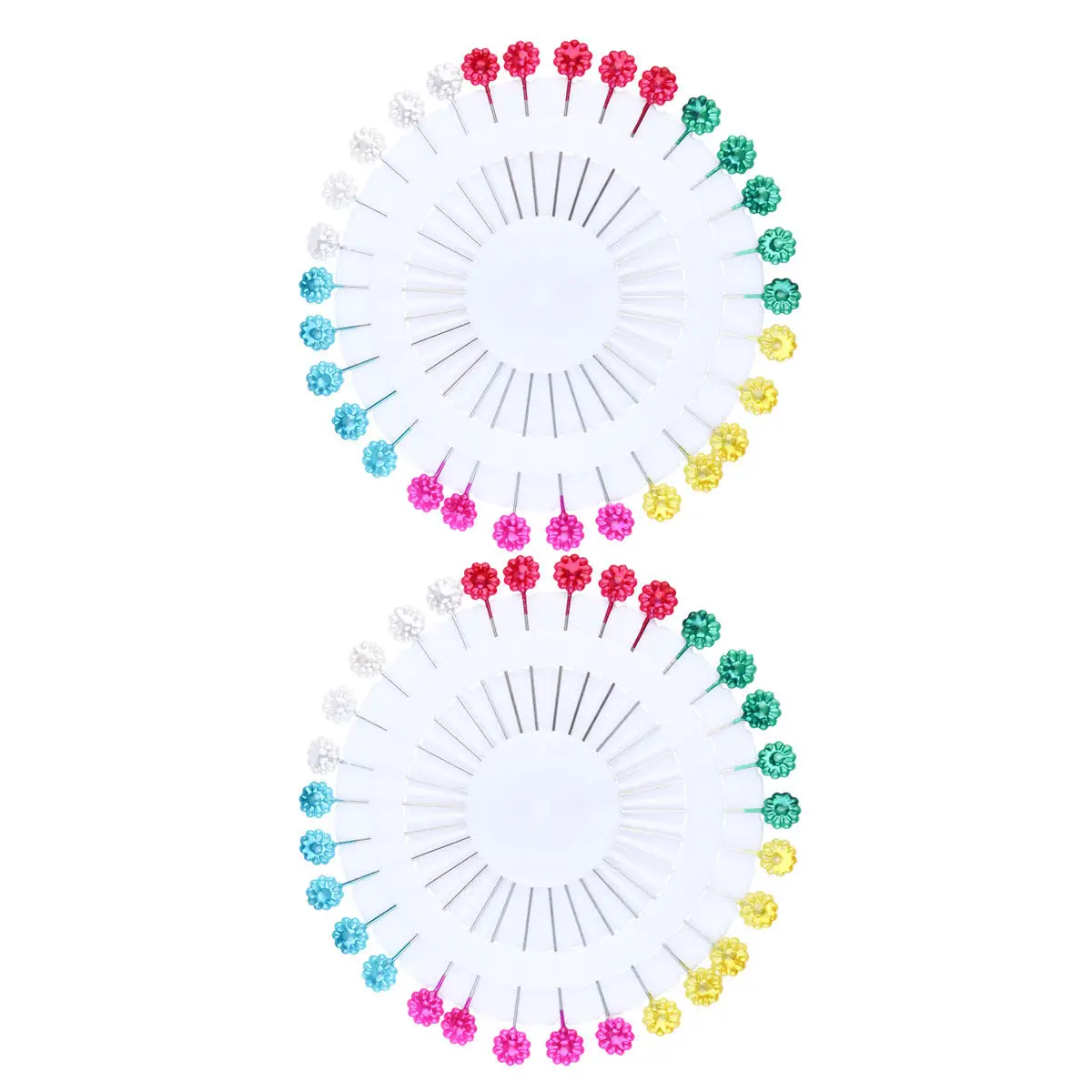 3Set Multi-Color Pearlized Beading Needles with Stainless Steel Tips Hard Plastic Heads for Fabric Sewing Embroidery DIY Craft