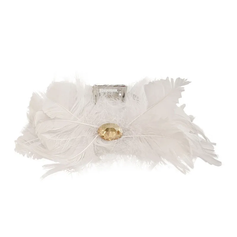 1 قطعة انتزاع الشعر السيدات الكورية ريشة Y2K الحلو Kawaii كول تنوعا مخلب شعر العلامة التجارية الفاخرة عالية الجودة إكسسوارات الشعر #5