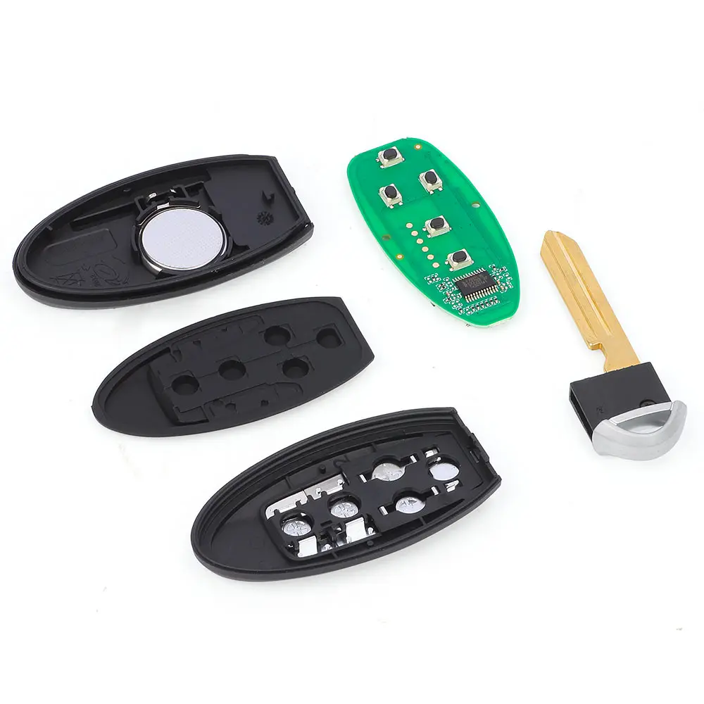 KEYECU for Nissan Quest 2011 2012 2013 2014 2015 2016 2017 Smart Remote Key Fob 5 Button CWTWB1U818 315MHz ID46 Keyless Go