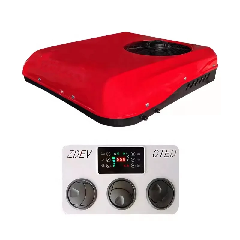 

Портативный удобный кондиционер на крыше парковки с большим объемом воздуха 12 В 24 В для автомобилей, грузовиков, автофургонов