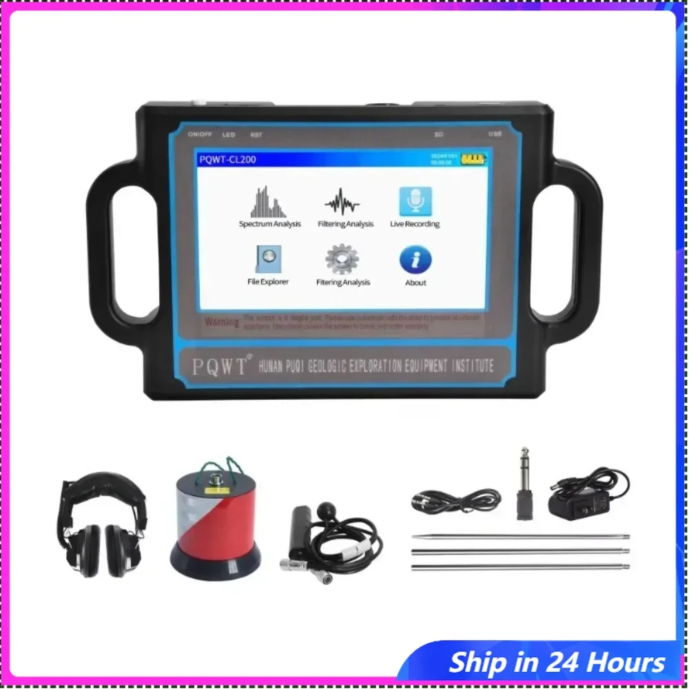 

PQWT CL200 детектор утечки подземных водопроводных труб, оборудование для проверки утечки сантехнических труб, инструменты для ремонта