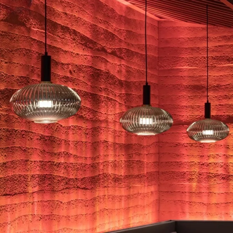Modern glass chandelier for Bar Hotel Restaurant dinner room Clothing shop Cafe Hot pot card seat