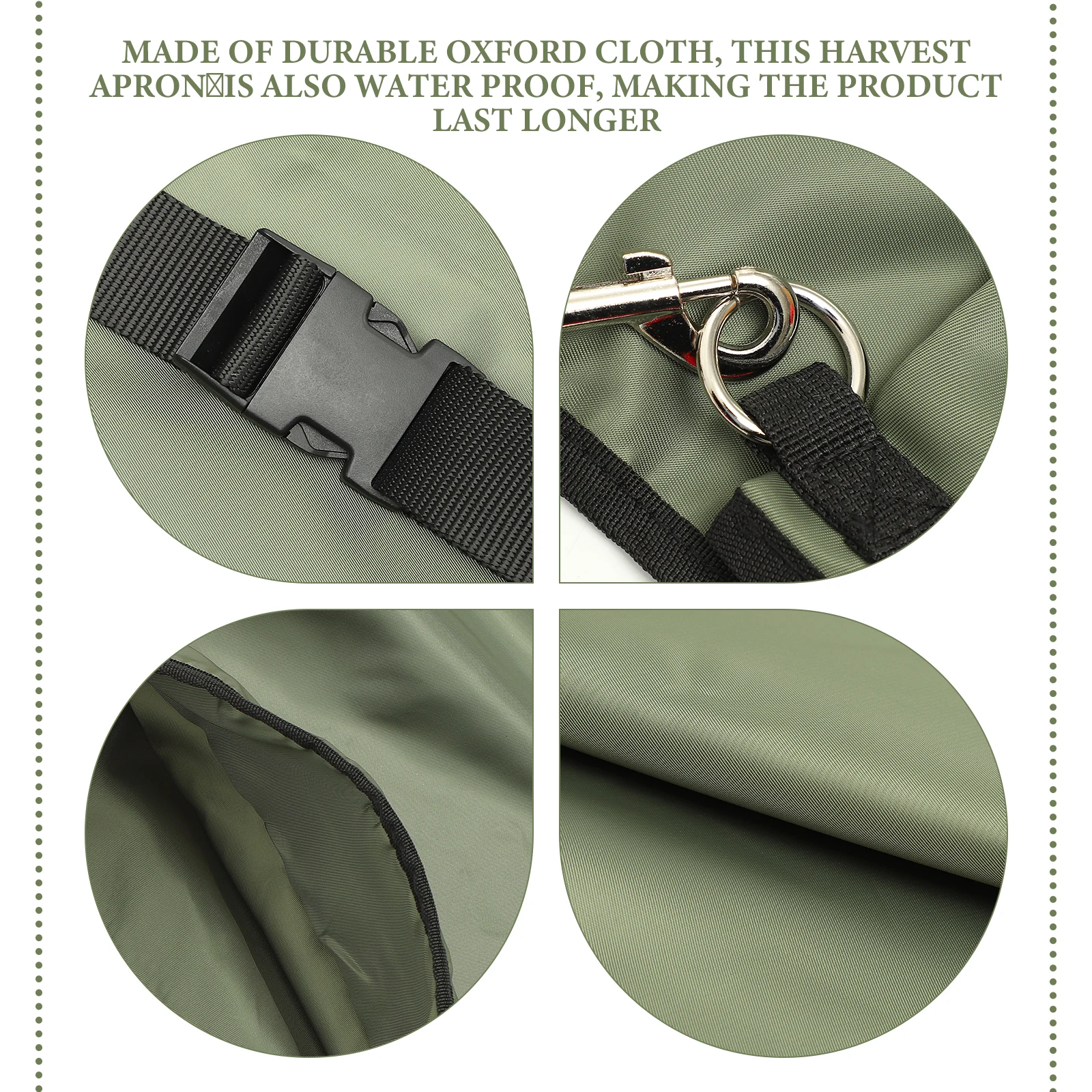 

Fruit Collection Bag Vegetable Picking Pouch For Harvest Harvesting Apron Gardening Storage Aprons