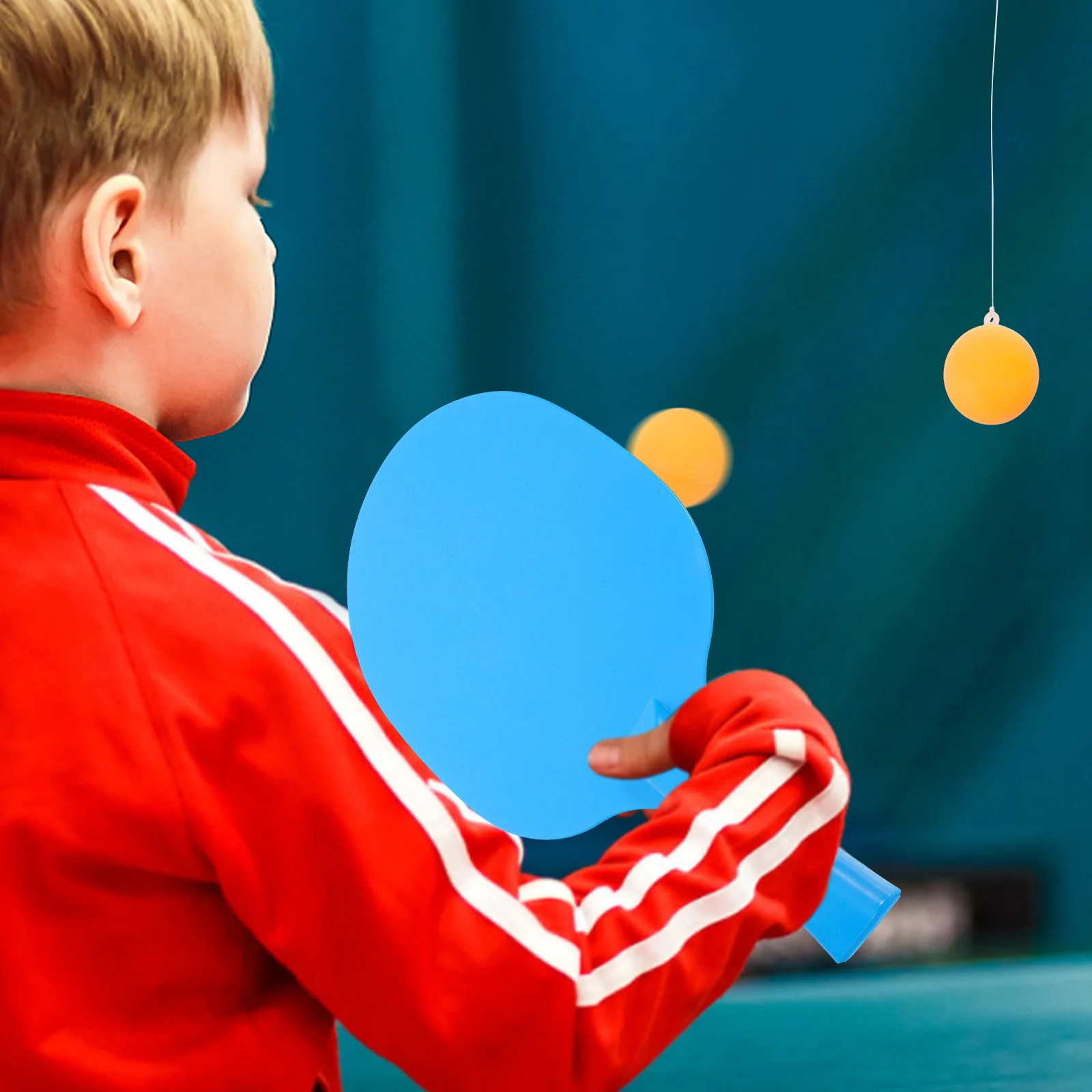 

1 комплект, тренажер для настольного тенниса, подвесное устройство для тренировки настольного тенниса в помещении для детей, тренировочные навыки, рефлекторная координация рук и глаз