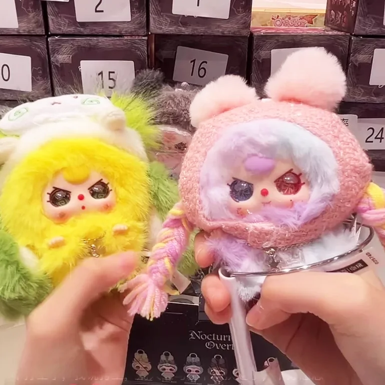 

Genuine Baby Three small size rebellion Series Blind Box Cute Doll Collection Desktop Ornament Fashion Trend Gift new pendant