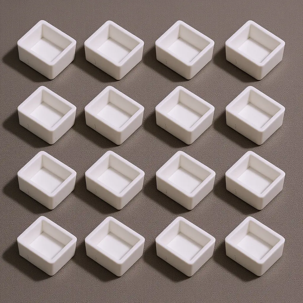 Watercolor Half Pans 100 Pack Empty Reusable Paint Storage Trays for Artists Compact Washable Supplies