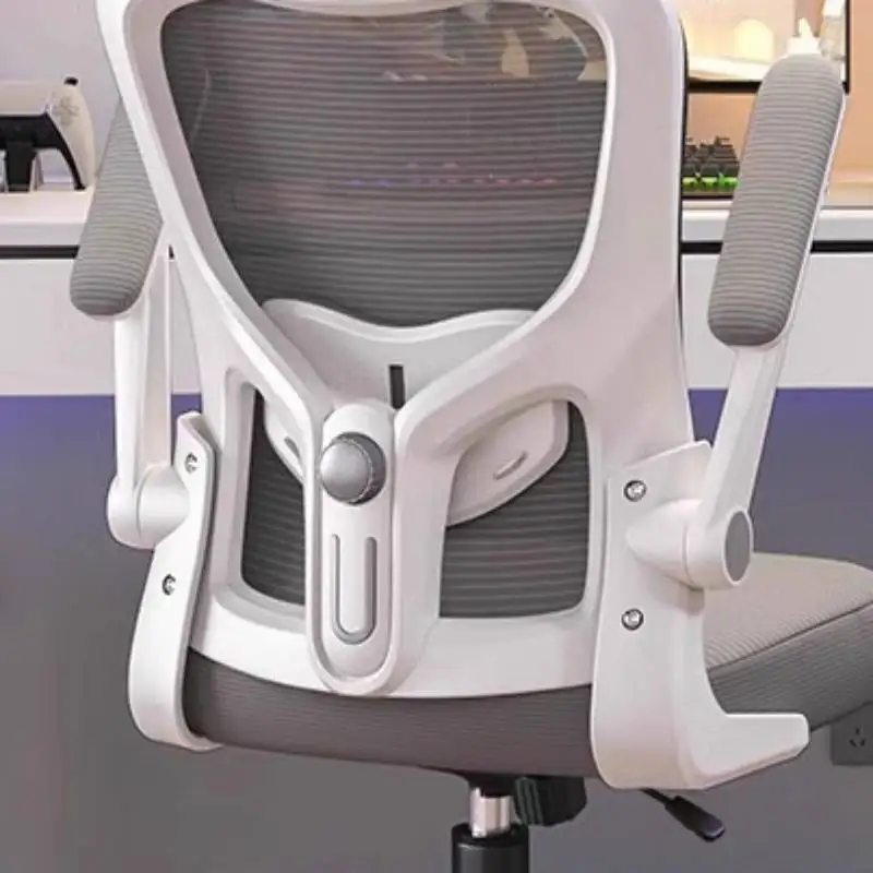 Headrest Control Office Chair Reclining Massager White Comfortable Computer Chair Ergonomic Wheels Bureau Stoel Office Furniture