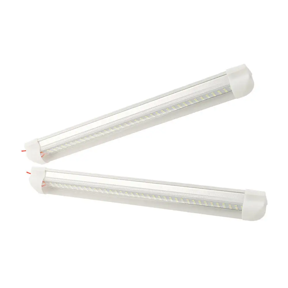 

2Pcs LED Reading Light Bar Car Interior Lighting Strip Tube Super Bright 72 Leds Low Power Consumption Easy Install for Vehicle