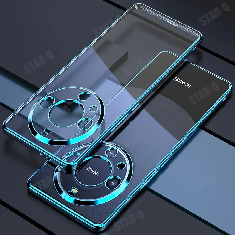 Magic6 Magic5 Lite Luxury Plating Clear Case For Huawei Honor Magic 6 5 Lite 5g Soft Silicone Transparent Back Cover 6lite 5lite
