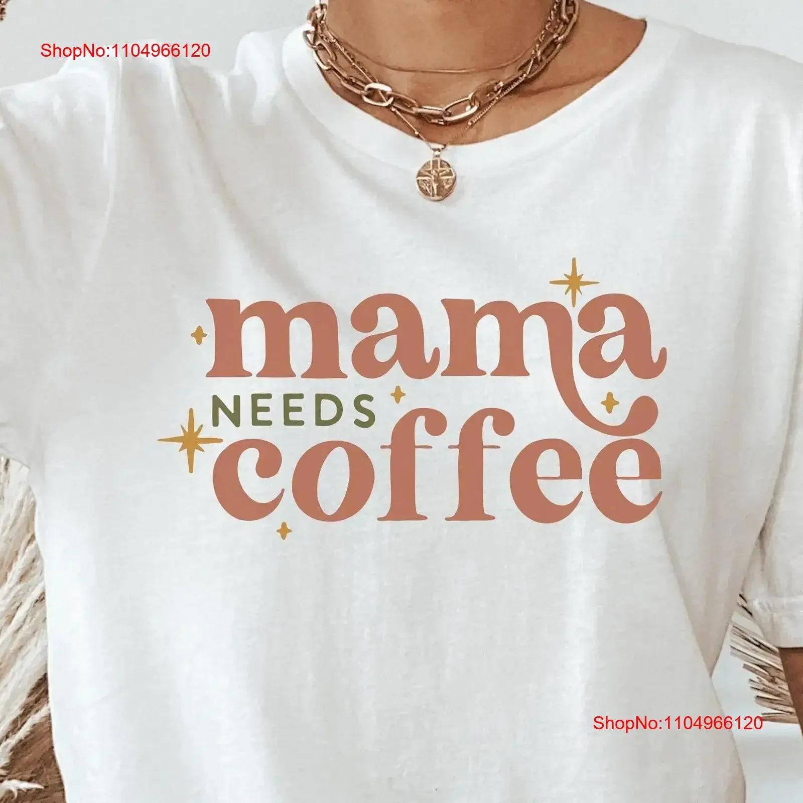 

Mama Needs Coffee T Shirt Retro Lover for Mom Boho Mothers Day vintage Washed fashion graphic Stylish streetwear
