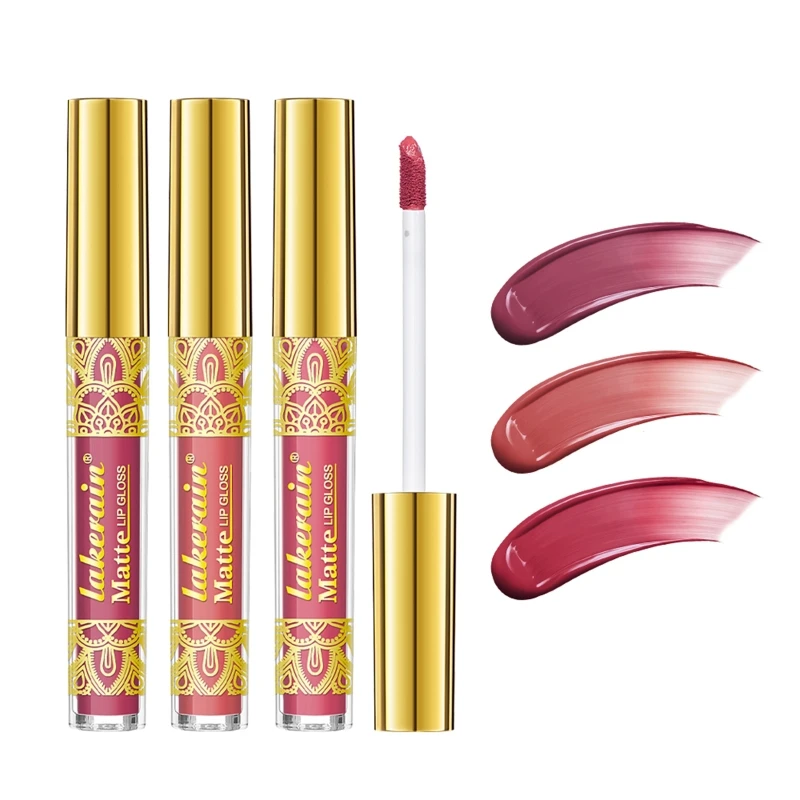 3x lápiz labial líquido mate Super Stay líquido terciopelo lápiz labial taza antiadherente impermeable brillo labios duradero