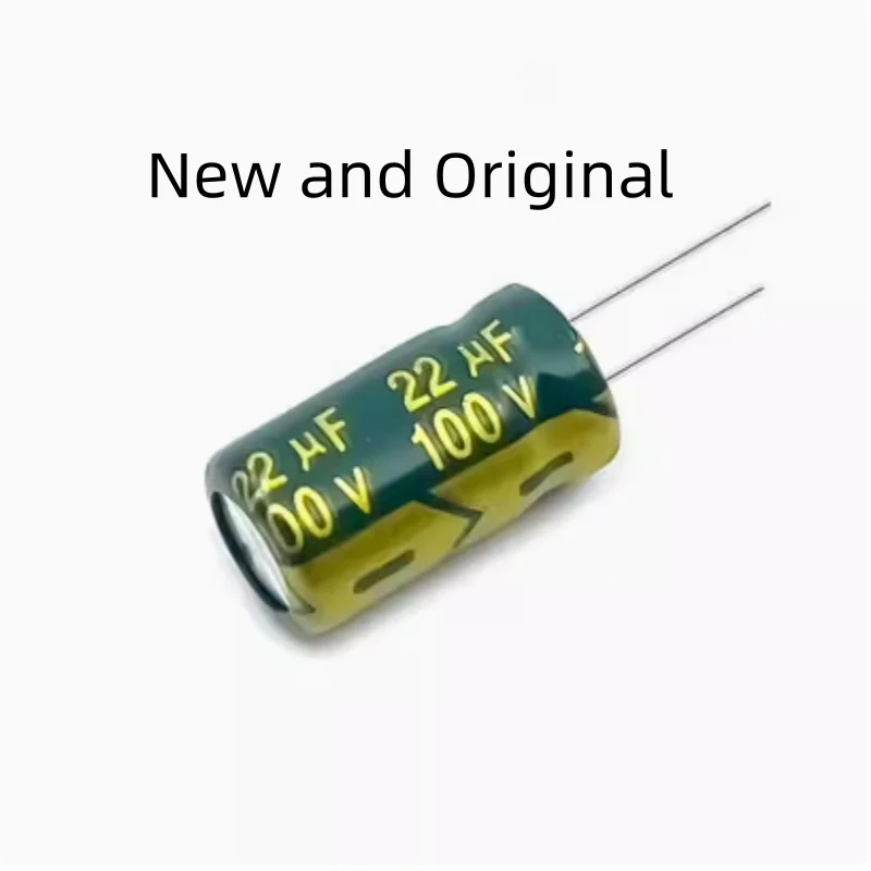 High frequency,low resistance,long-life plug-in electrolytic capacitor 22UF 100V 6X11MM