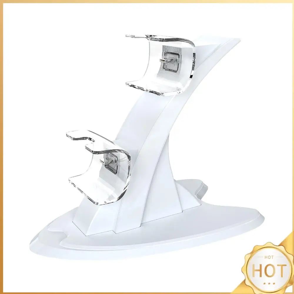 Портативное зарядное устройство для PS 5, со световым индикатором, зарядная база для геймпада, кронштейн для хранения геймпада типа C, подарок для друзей