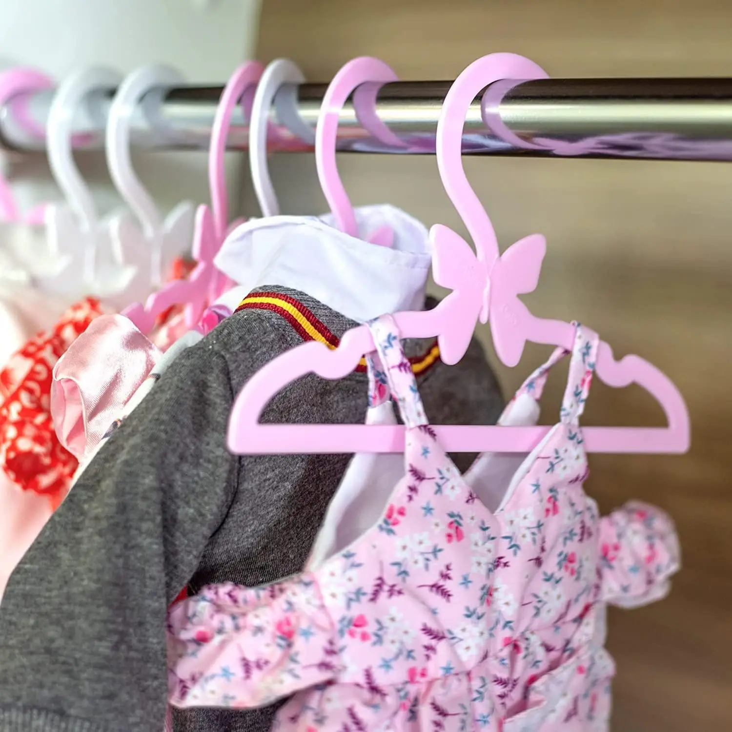 Doll clothes hangers for KIDS to put their favorite doll For 18-22” inch dolls outfits