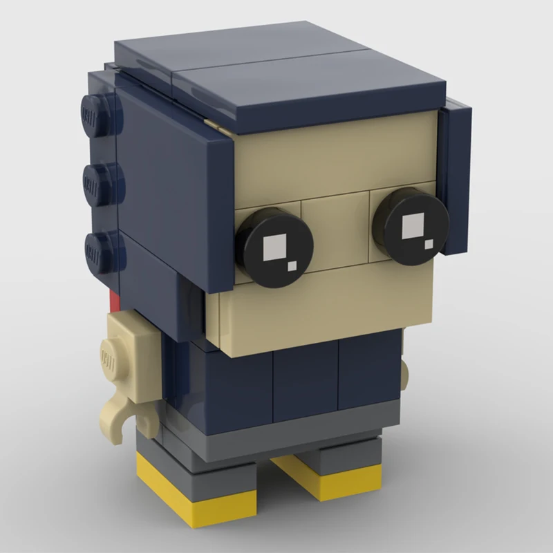 

53 шт. MOC Tino (Julien Bam) Brickheadz строительные блоки Рождественский подарок дизайн игрушки для мышления креативное семейное склеивание идеально подходит для DIY