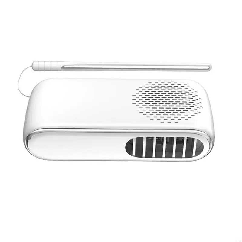 عملية هادئة، مروحة تبريد صغيرة، تصميم بدون شفرات، أداة تبريد مثالية للطقس الحار، حجم صغير، 3 اختيارات من الألوان