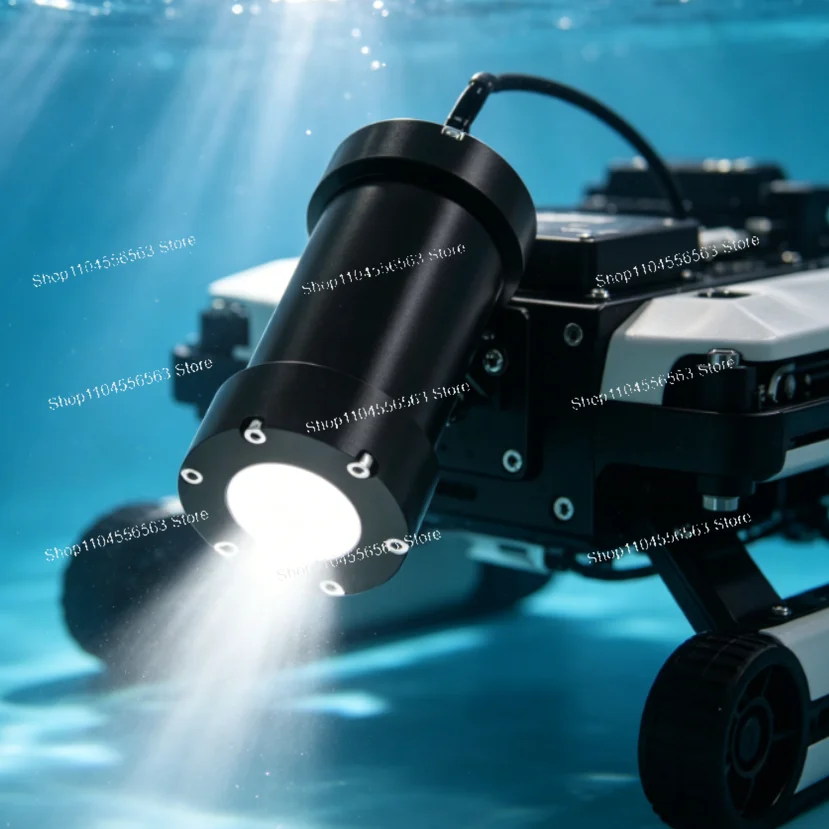 Waterproof Underwater Lamp for ROV Robot - 15W PWM Dimming, Max Depth 300M