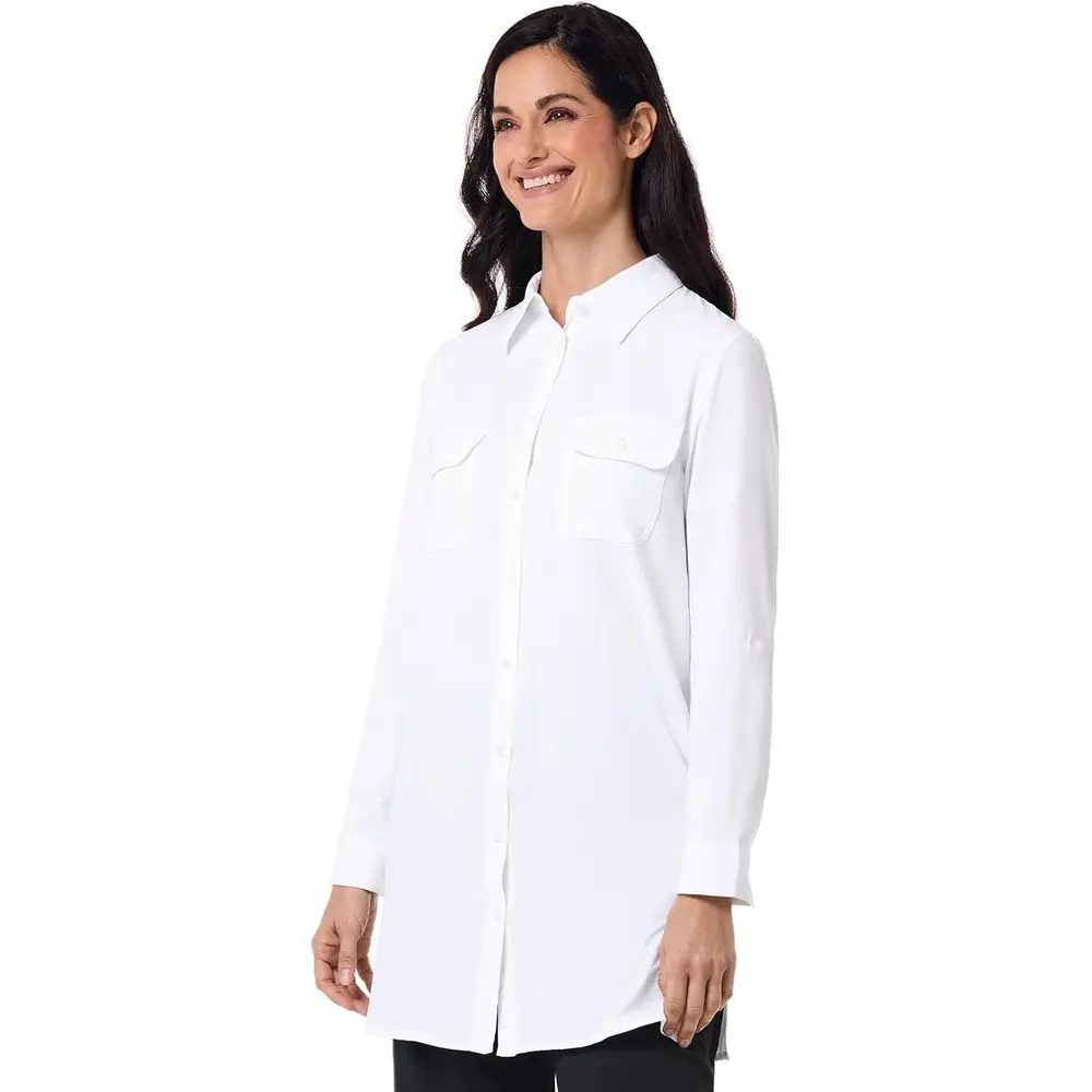 

Женская туника Coolibar с длинным рукавом - защита от солнца UPF 50+ - Санторини